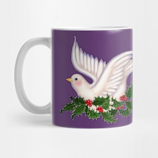 Dove and Holly Mug